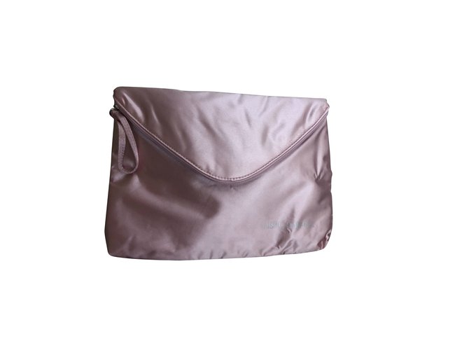 Autre Marque Clutch bags Pink Polyester  ref.98202