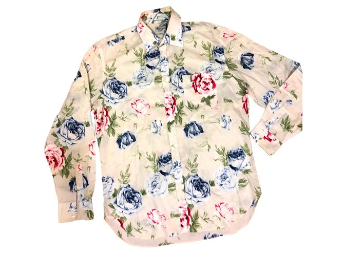 Hartford Camiseta floral Multicolor Algodón  ref.98251
