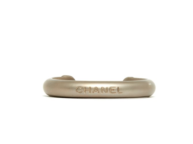 Chanel LION CUFF DARK SILVER Silvery Metal  ref.98337