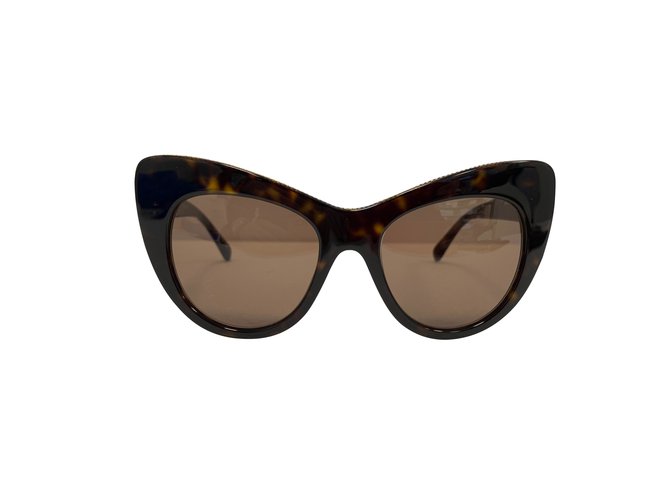 Stella Mc Cartney Cat-eye sunglasses Brown Acetate  ref.98479