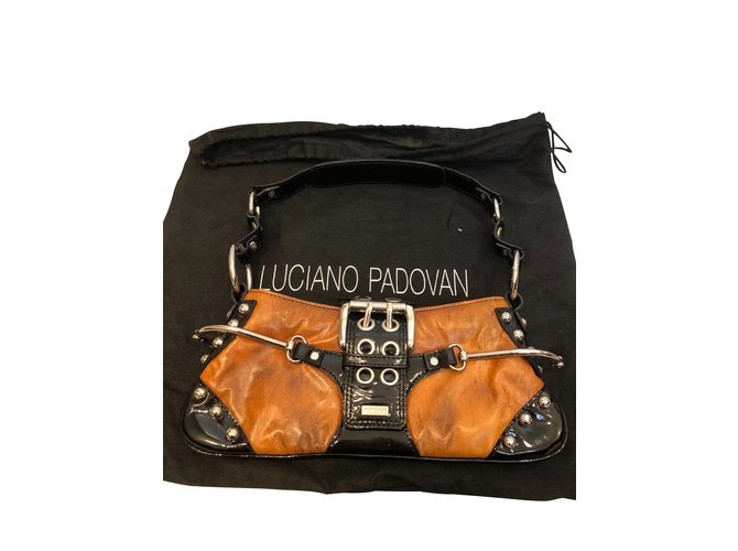 Luciano Padovan Handbags Brown Caramel Leather  ref.98567