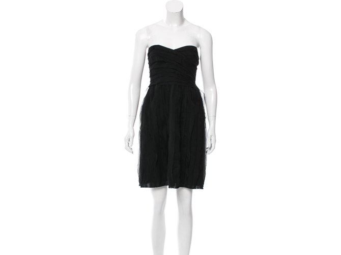 Diane Von Furstenberg Kari dress Black Silk Elastane Nylon  ref.98614
