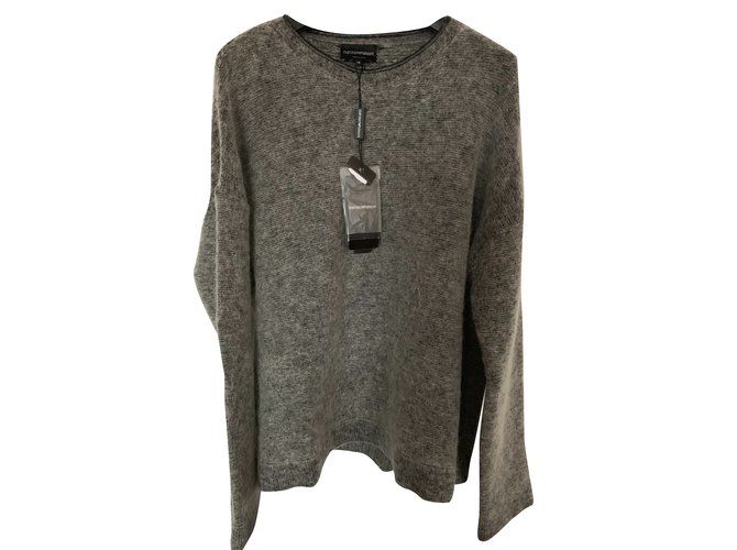 Emporio Armani Knitwear Grey Mohair  ref.98637