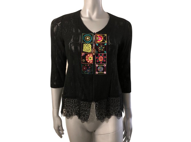 Autre Marque Azuleros Black Viscose  ref.98641