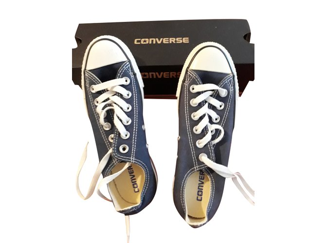 Converse All Star Chuck ’70 Navy blue Cotton  ref.98663