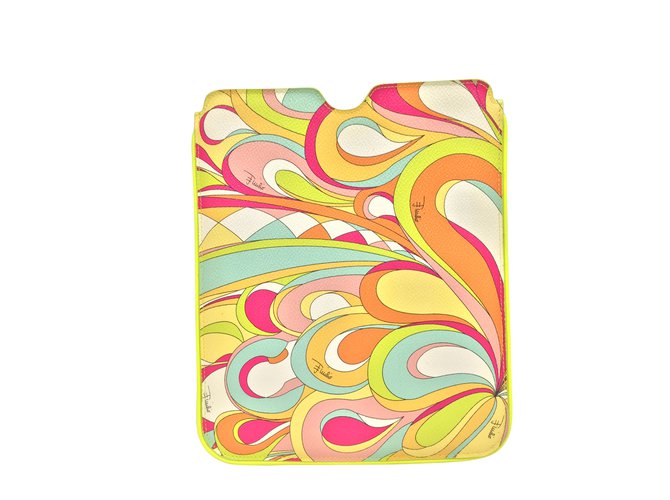 Emilio Pucci Printed pvc pad cover Multiple colors Synthetic ref.98704 -  Joli Closet