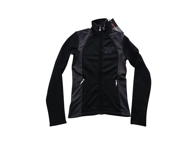 Napapijri Fleece Jacket, Size XS Black Polyester  ref.98747