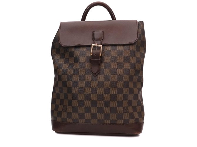 Louis Vuitton backpack "Soho" model in good condition! Brown Leather  ref.98762