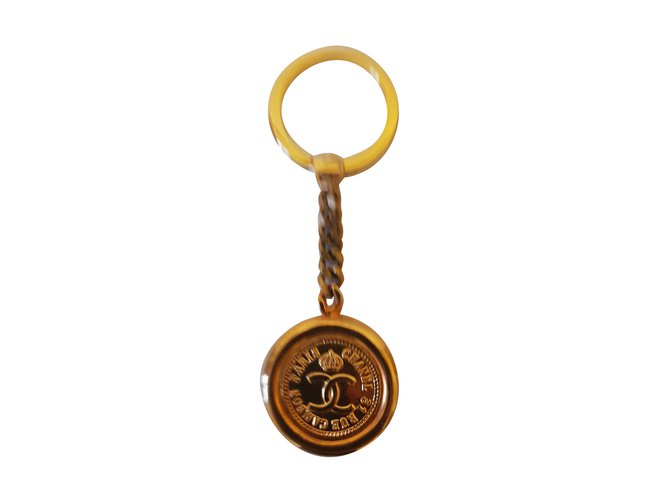 Chanel vintage bag jóias Dourado Metal  ref.98777