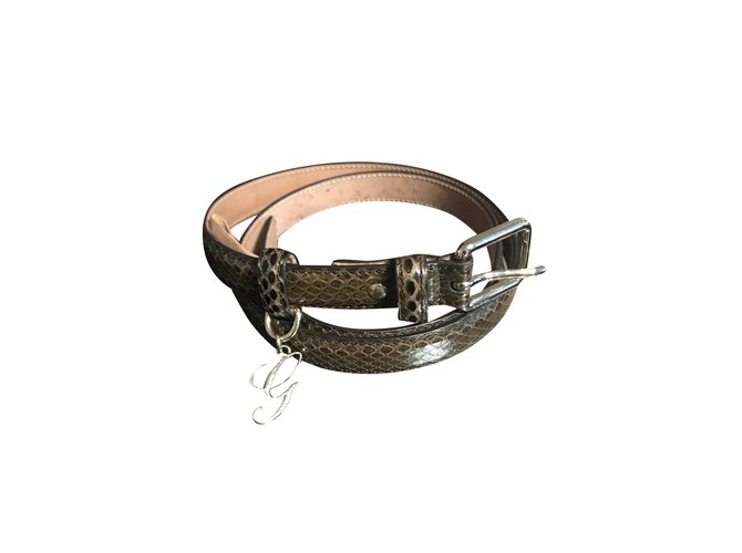 Gucci Belts Brown Leather  ref.98860