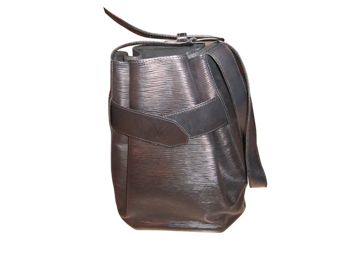 Louis Vuitton Twist Bucket Nero Pelle  ref.98875