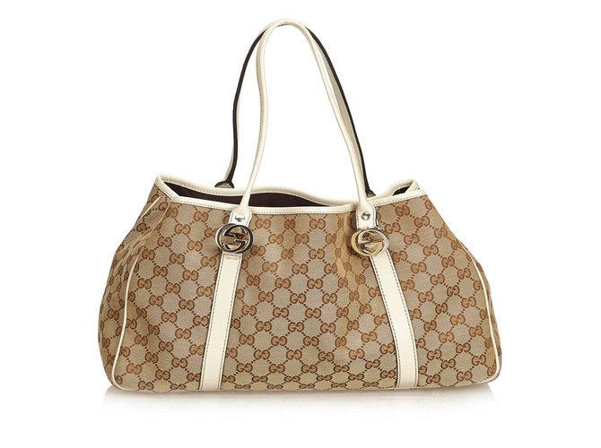 gucci tote bag white