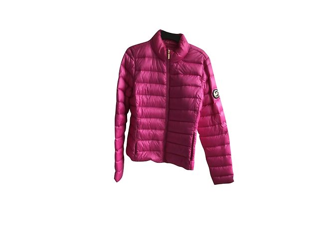 Michael Kors Pink Nylon Puffer Jacket