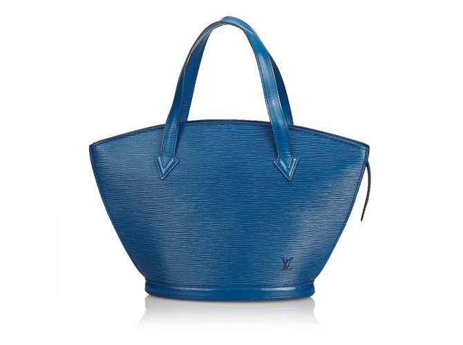 Louis Vuitton Epic Saint Jacques PM Azul Couro  ref.99064