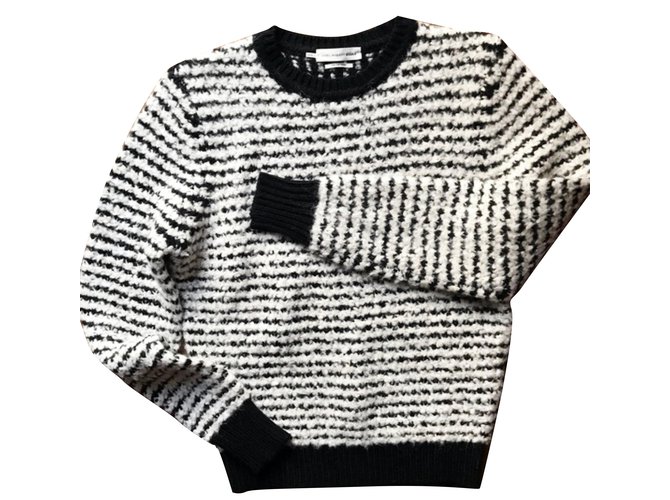 Temerity Foresee Foresee Isabel Marant Knitwear Black White Wool ref.99112 - Joli Closet