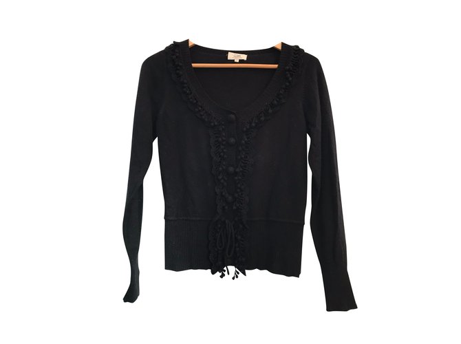 Gerard Darel black sweater Cotton  ref.99134