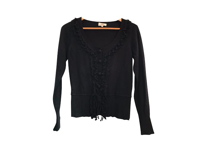 Pull en coton noir Gerard Darel