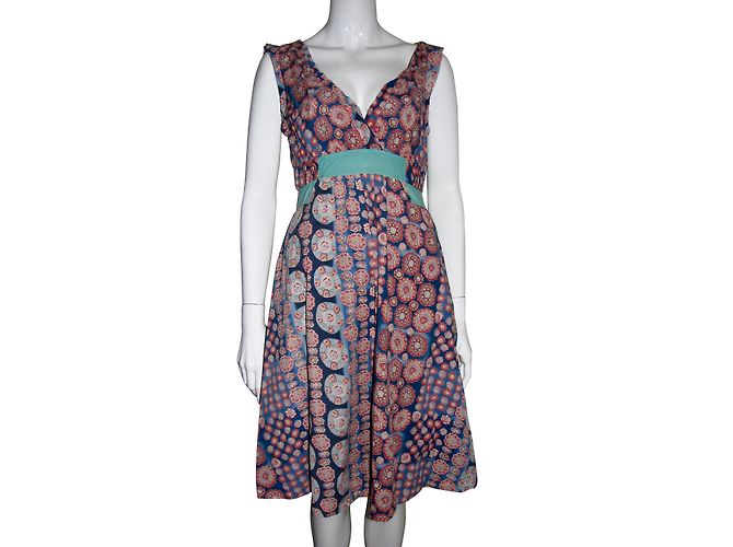 Abito multicolore in cotone Marc Jacobs