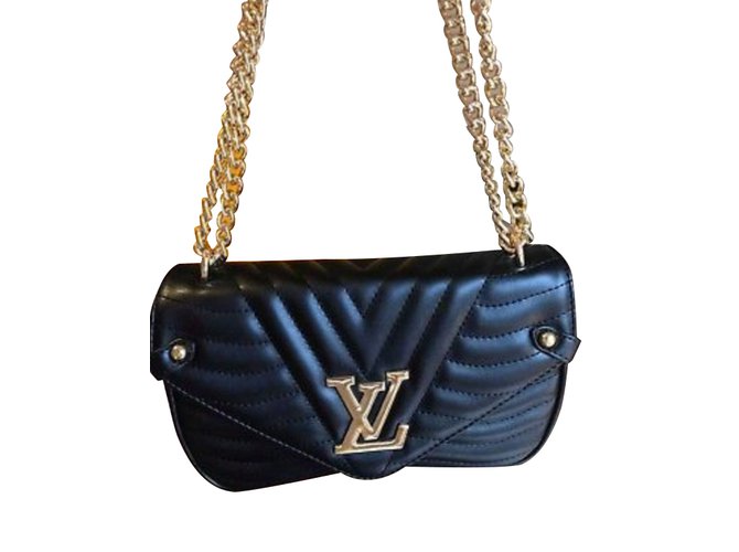 Louis Vuitton Handtaschen Schwarz Lackleder  ref.99176