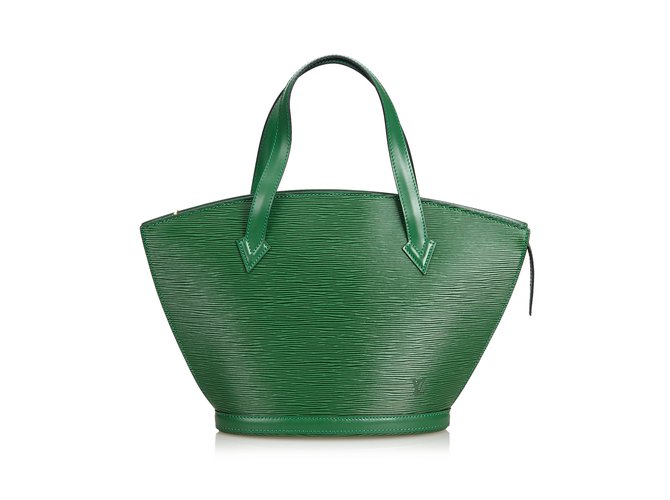 Louis Vuitton Epi Saint Jacques PM Green Leather  ref.99252