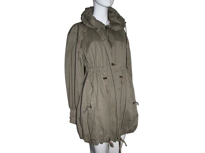 Autre Marque Parka di Miss Selfridge, taglio generoso Cachi