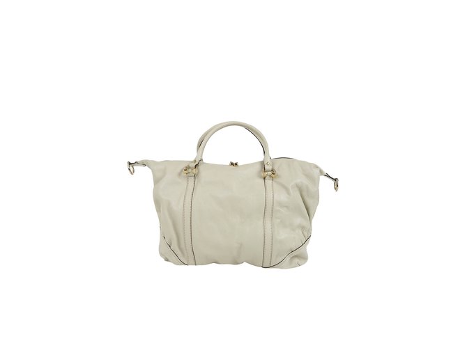 Nouveau sac à main Gucci Cuir Blanc  ref.99328