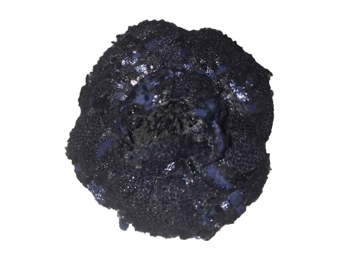 Broche Chanel Gris anthracite Bleu Marine  ref.100184