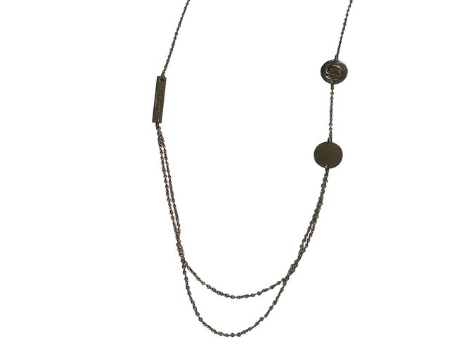 Elie Saab Long necklaces Golden Metal  ref.100192