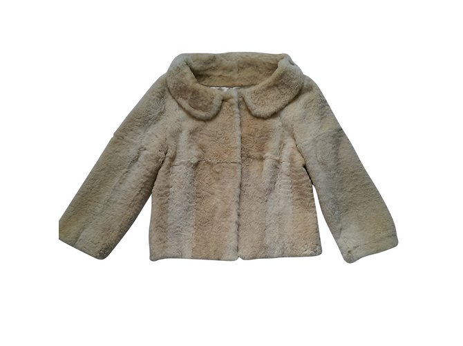 Sam Rone Coats, Outerwear Beige Fur  ref.100200