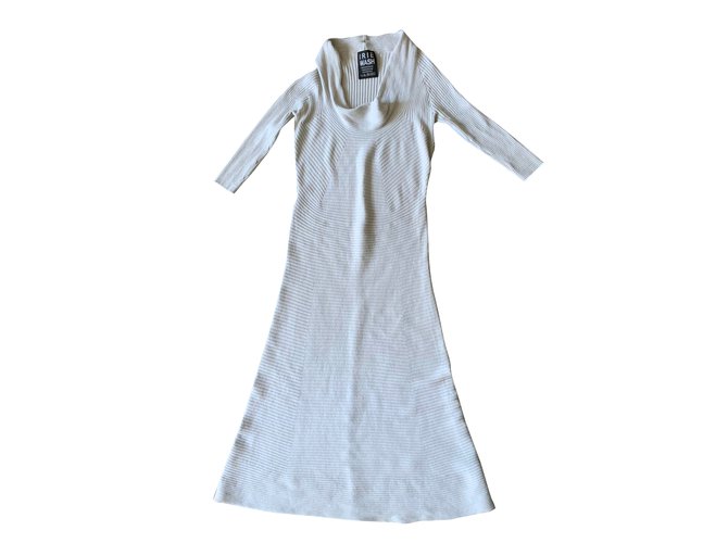 IRIÉ Wash dress light gray mesh T. 32-34-36 Grey Cotton Elastane Polyamide  ref.100252