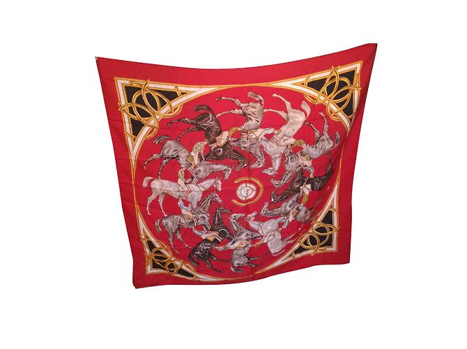 Hermès echarpe 1831 Vermelho