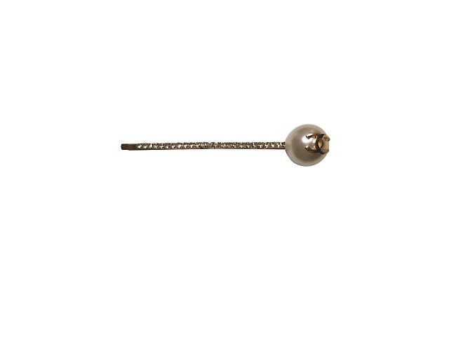 Chanel Vip Gift Bobby Pin D'oro Metallo