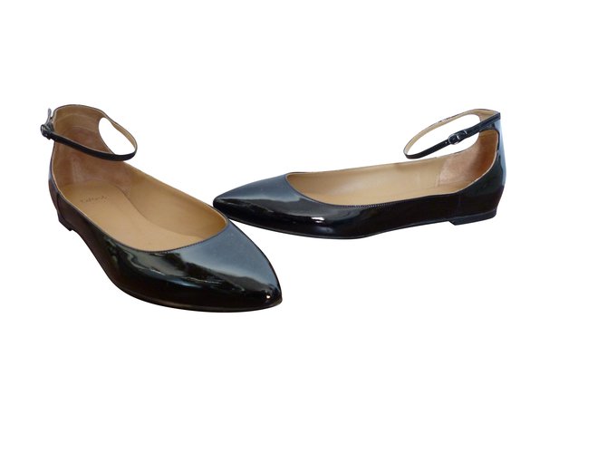 Ballerines Autre Marque Ballerines Cuir vernis Noir ref ...