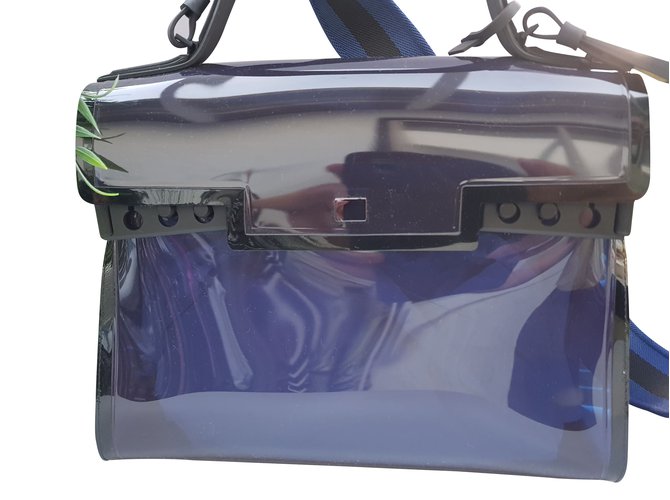 Delvaux Tempête Dark Night Plastique Bleu foncé  ref.100469