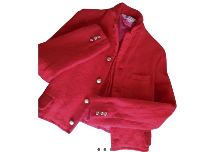 Comme Des Garcons Jackets Red Wool  ref.100527