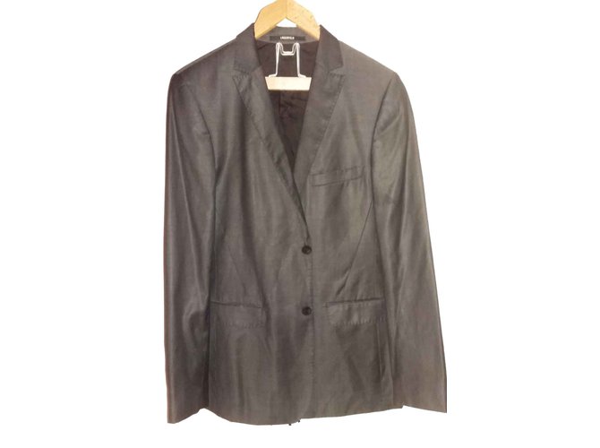 Karl Lagerfeld Suits Dark grey Cotton  ref.100573