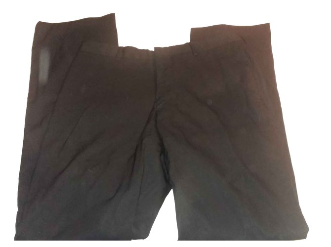 Dior Pants Black Cotton  ref.100574