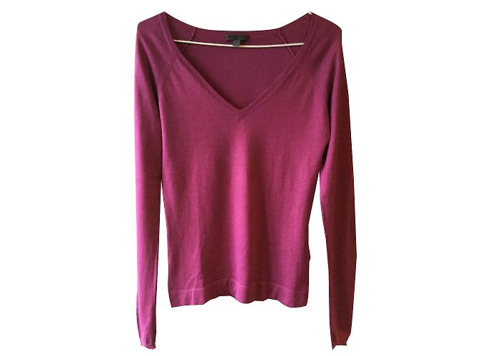 Renato Nucci Fuchsia-Pullover aus Seide und Kaschmir Fuschia