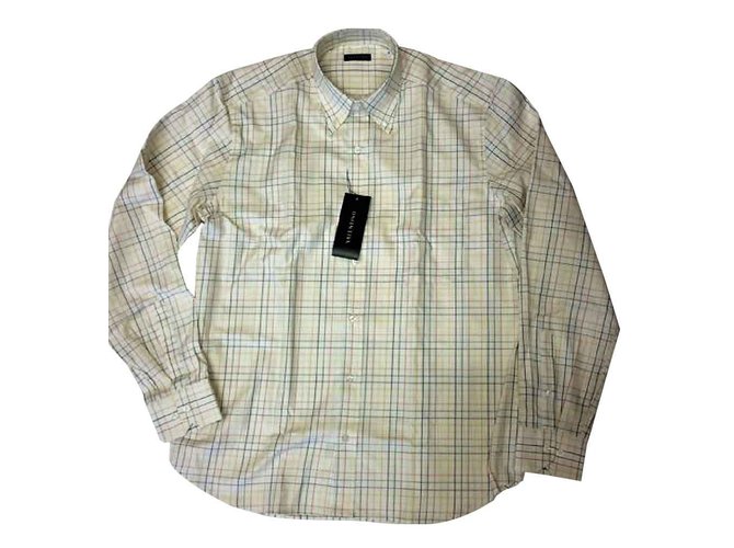 Shirt VALENTINO-NEUVE Größe 43/44 (XL) US Mehrfarben Baumwolle  ref.100673