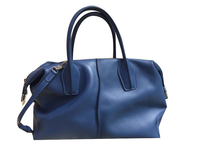 Tod's Tods Navy blue Leather  ref.100674