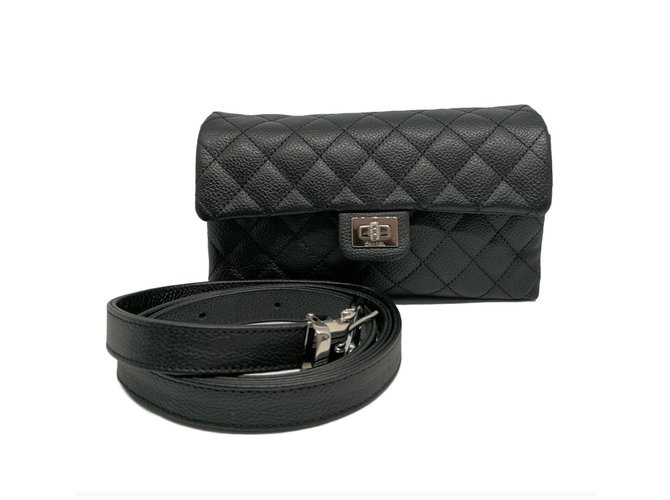 Chanel beltbag Black Leather  ref.100817