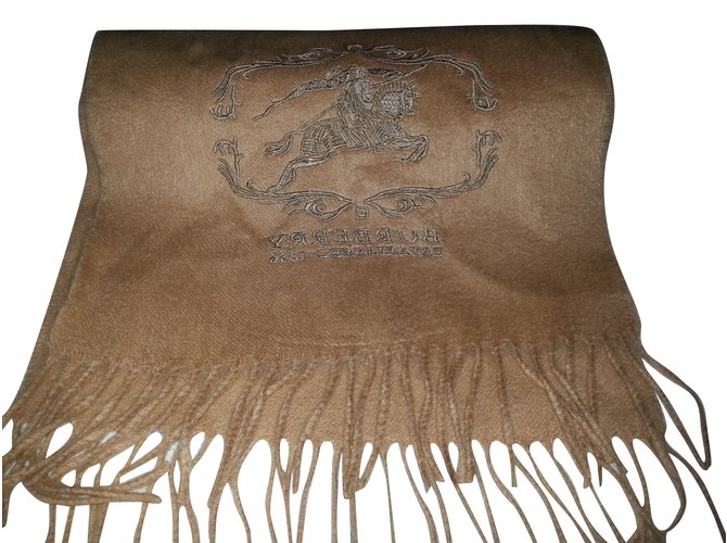 Burberry Scarves Beige Cashmere  ref.100888