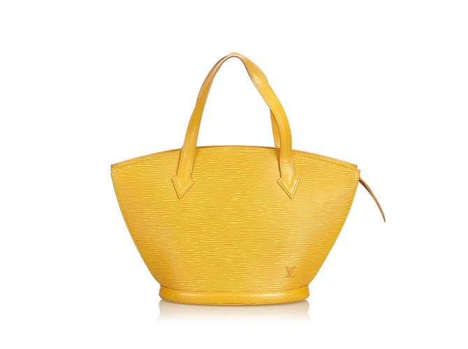 Louis Vuitton Epi Saint Jacques Short Strap Yellow Leather  ref.100892