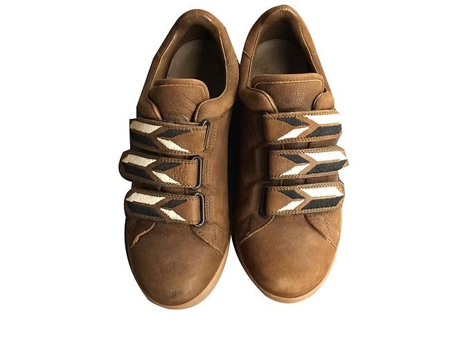 Jerome Dreyfuss Sneaker Beige Leder 37