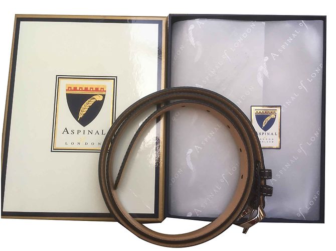 Aspinal Of London Belts Black