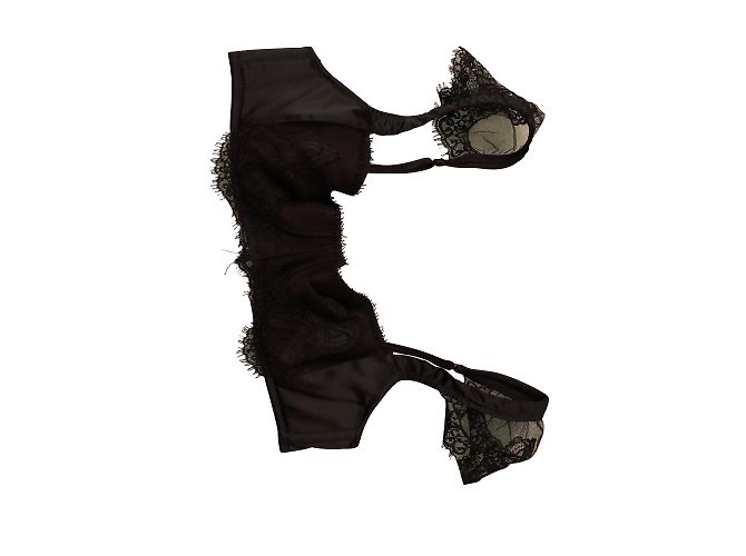 Sujetador de encaje La Perla Black Label negro