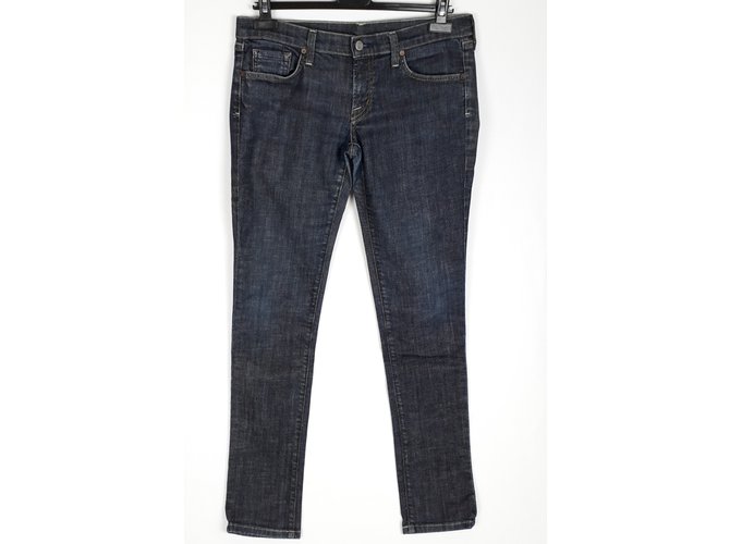 Citizens of Humanity Citizen of Humanity LOVE slim jeans size W30 Blue Cotton  ref.101056