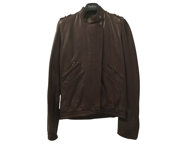 Zadig & Voltaire Leather bomber / biker type leather jacket