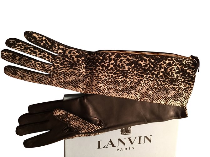 Lanvin Gloves Multiple colors  ref.101085