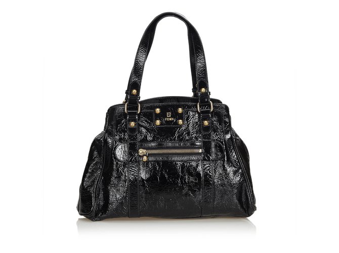 fendi vernice patent leather bag